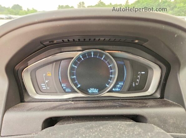 YV4612RM5G2868029 2016 VOLVO XC60 White Вид щитка приладів