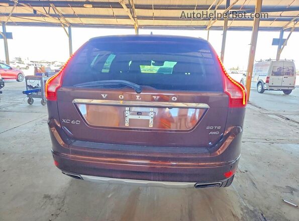 YV4902RK7G2801866 2016 VOLVO XC60 Brown Вид ззаду