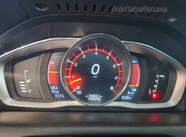 YV4902RK7G2801866 2016 VOLVO XC60 Brown Вид щитка приладів
