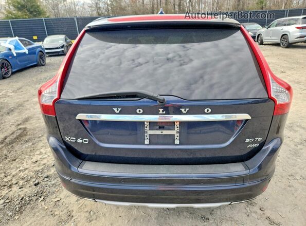 YV4902RM0G2807770 2016 VOLVO XC60 Blue Vista trasera