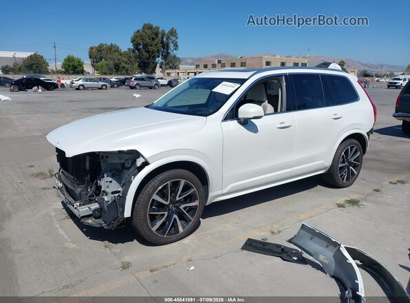 YV4A221K1N1786271 2022 VOLVO XC90 White წინა მარცხენა ხედი სამი მეოთხედიდან