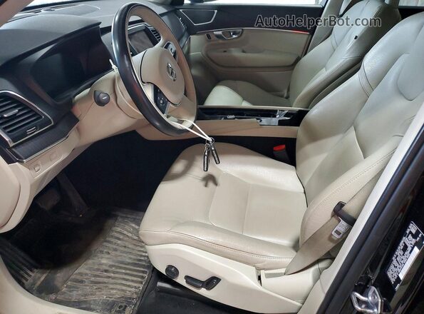YV4A221K7L1532609 2020 VOLVO XC90 Black Вид салону спереду