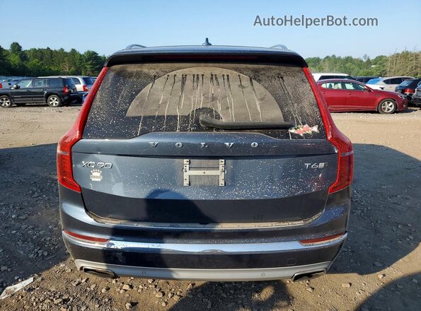 YV4A221L0L1584088 2020 VOLVO XC90 Blue Rear view