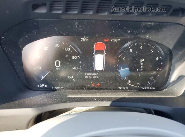 YV4A221L0L1584088 2020 VOLVO XC90 Blue Instrument cluster view