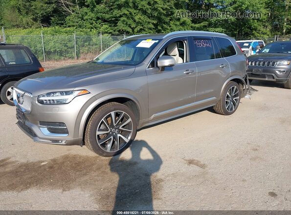 YV4A221L2M1753609 2021 VOLVO XC90 Gray წინა მარცხენა ხედი სამი მეოთხედიდან