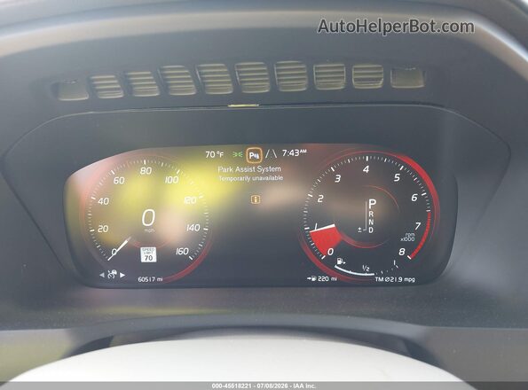 YV4A221L2M1753609 2021 VOLVO XC90 Gray უკანა სავარძლების ხედი