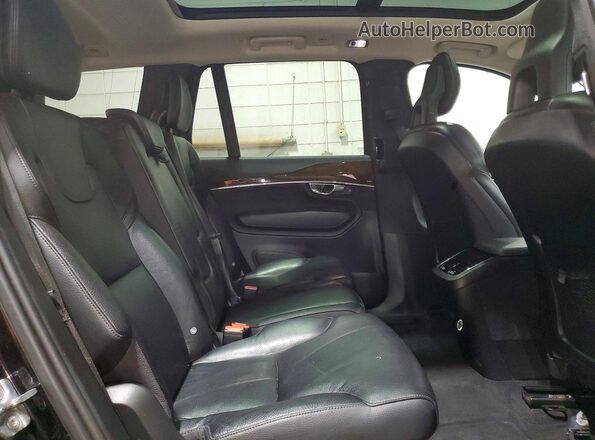YV4A22PK2G1094384 2016 VOLVO XC90 Black Widok wnętrza z tyłu