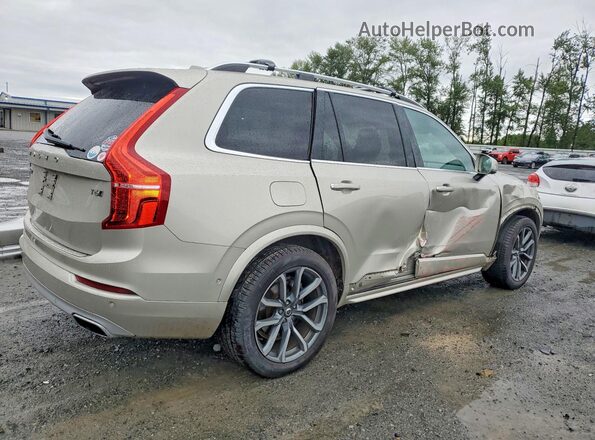 YV4A22PK2J1327445 2018 VOLVO XC90 Золотой Задняя правая четверть