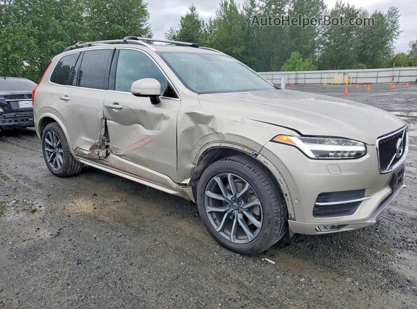 YV4A22PK2J1327445 2018 VOLVO XC90 Золотой Передняя правая четверть