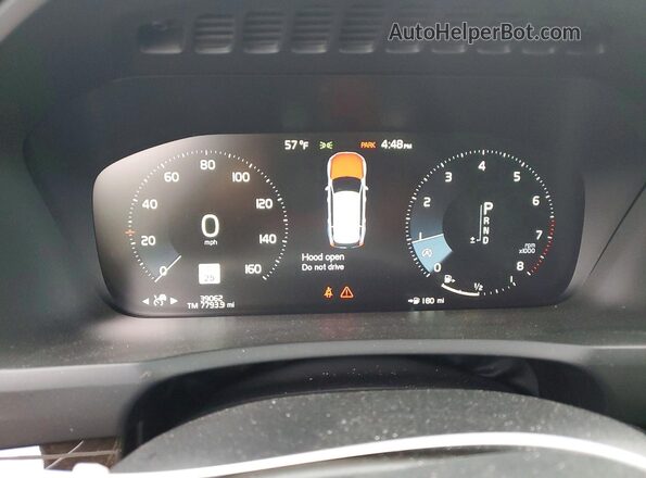YV4A22PK2J1327445 2018 VOLVO XC90 Золотой Вид щитка приборов