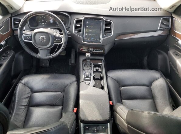 YV4A22PK2K1446663 2019 VOLVO XC90 Black Առջևի վահանակի տեսք