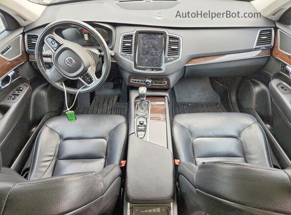 YV4A22PK2K1486872 2019 VOLVO XC90 Blue Առջևի վահանակի տեսք