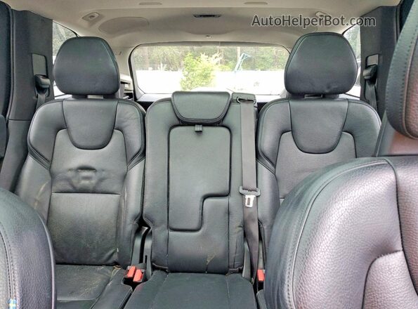 YV4A22PK3G1045596 2016 VOLVO XC90 Gray Вид задніх сидінь