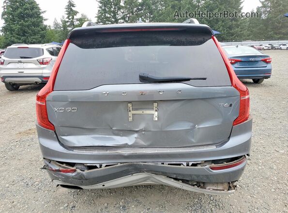 YV4A22PK3G1045596 2016 VOLVO XC90 Gray Вид ззаду