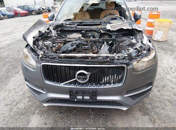 YV4A22PK3K1437602 2019 VOLVO XC90 Gray წინა ხედი
