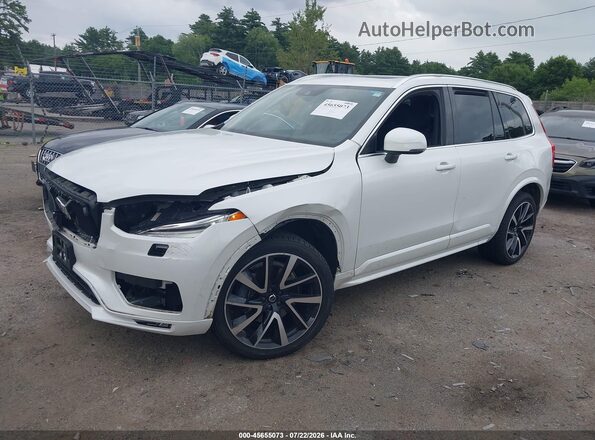 YV4A22PK3M1717765 2021 VOLVO XC90 White Առջևի ձախ երեք քառորդ տեսարան