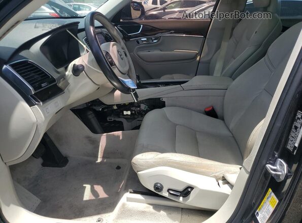 YV4A22PK4G1035045 2016 VOLVO XC90 Blue Widok wnętrza z przodu