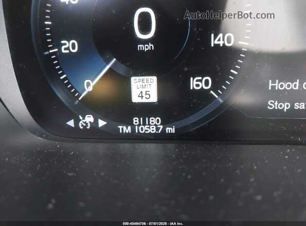 YV4A22PK4G1076744 2016 VOLVO XC90 Gray Widok z przodu