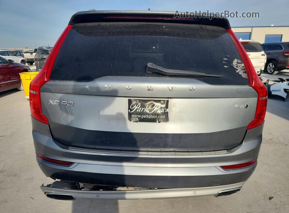 YV4A22PK4J1204357 2018 VOLVO XC90 Silver Rear view