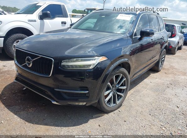 YV4A22PK7G1053149 2016 VOLVO XC90 Black Առջևի ձախ երեք քառորդ տեսարան