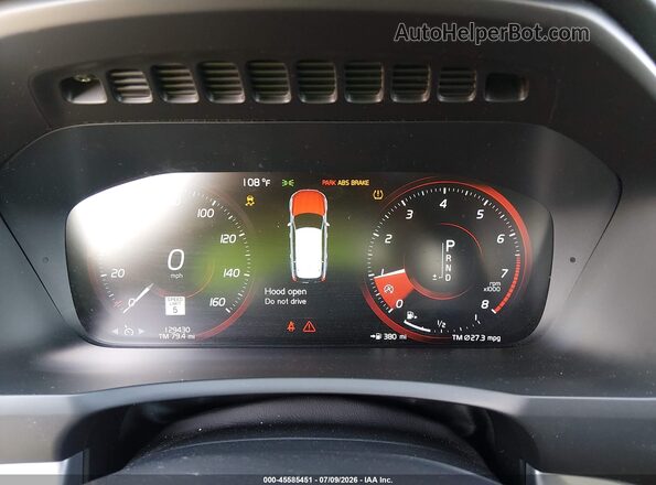YV4A22PK7H1109172 2017 VOLVO XC90 Dark Blue Հետևի նստատեղերի տեսք