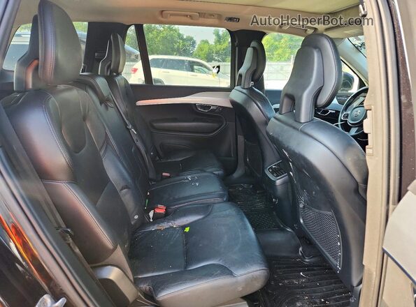 YV4A22PKXG1029363 2016 VOLVO XC90 Black Vista interior trasera