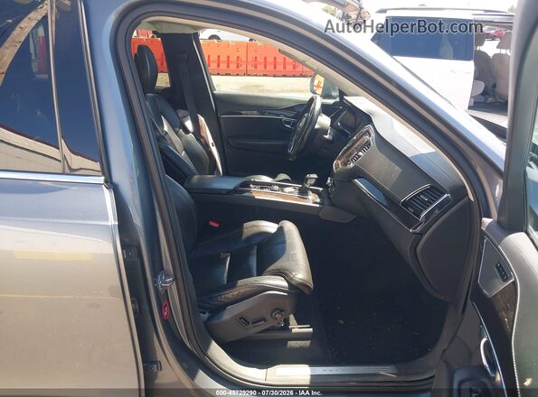 YV4A22PL0H1120362 2017 VOLVO XC90 Gray წინა სალონის ხედი