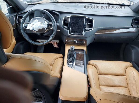 YV4A22PL0H1125805 2017 VOLVO XC90 Black Առջևի վահանակի տեսք