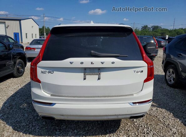 YV4A22PL0H1150512 2017 VOLVO XC90 White Widok z tyłu