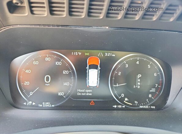 YV4A22PL0M1671501 2021 VOLVO XC90 Золотой Вид щитка приборов