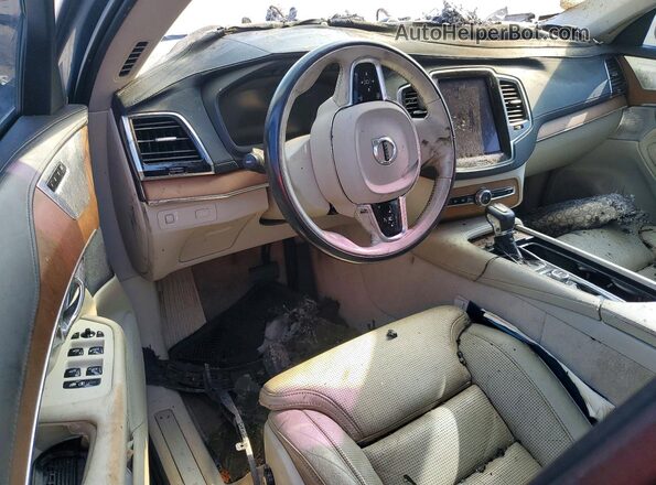 YV4A22PL1G1006546 2016 VOLVO XC90 Серый Вид панели приборов