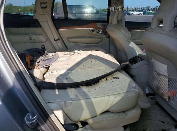 YV4A22PL1G1006546 2016 VOLVO XC90 Серый Вид задней части салона