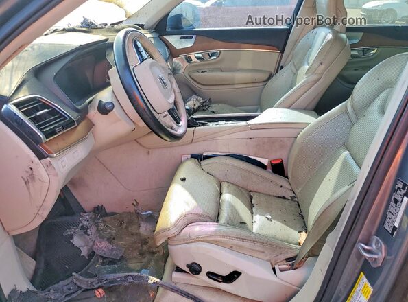 YV4A22PL1G1006546 2016 VOLVO XC90 Серый Вид салона спереди