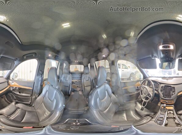 YV4A22PL1J1215051 2018 VOLVO XC90 Silver Vista de la etiqueta del VIN
