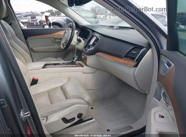 YV4A22PL2G1000769 2016 VOLVO XC90 Gray Սալոնի դիմացի տեսք