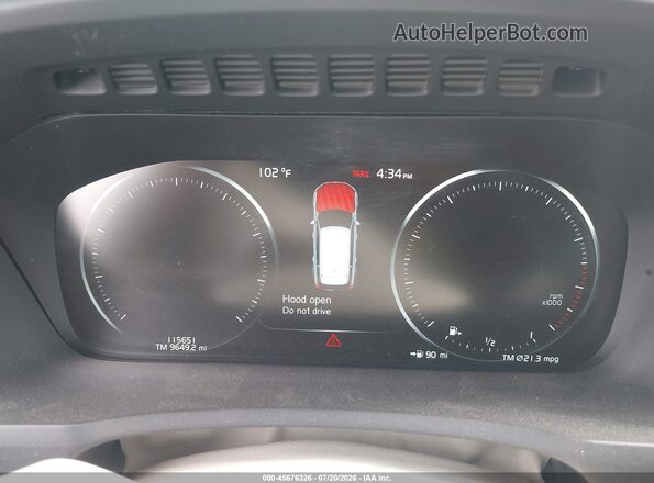 YV4A22PL2G1000769 2016 VOLVO XC90 Gray Հետևի նստատեղերի տեսք