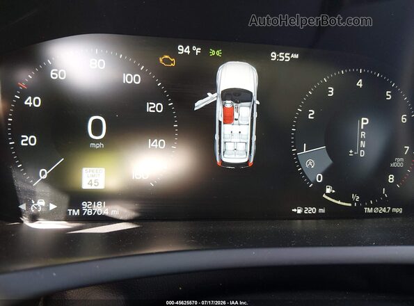 YV4A22PL2G1094653 2016 VOLVO XC90 Gray Вид задніх сидінь