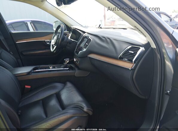 YV4A22PL2G1094653 2016 VOLVO XC90 Gray Вид салону спереду