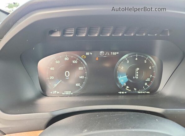 YV4A22PL2J1205628 2018 VOLVO XC90 Black ხელსაწყოთა პანელის ხედი