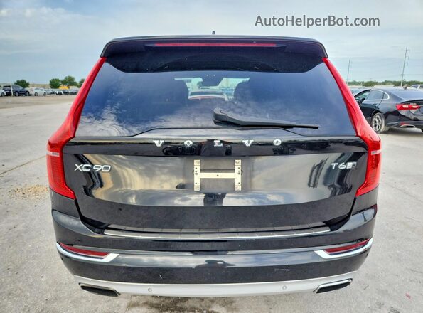 YV4A22PL2J1205628 2018 VOLVO XC90 Black უკანა ხედი
