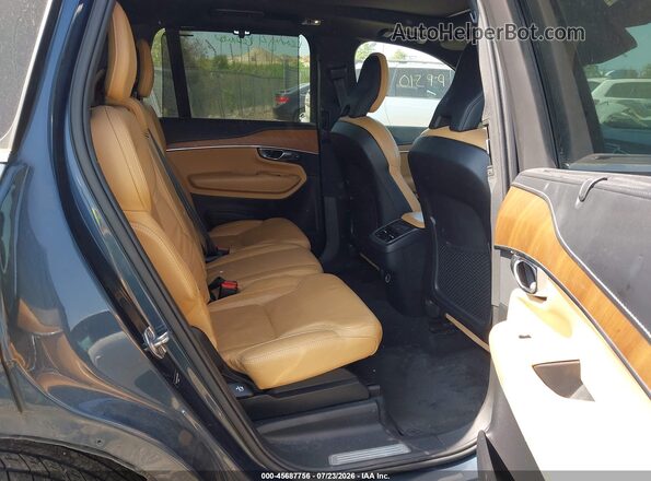 YV4A22PL2K1442878 2019 VOLVO XC90 Blue VIN კოდის სტიკერის ხედი