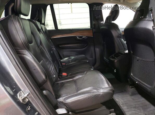 YV4A22PL3G1088554 2016 VOLVO XC90 Blue Вид задньої частини салону