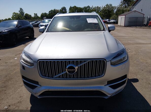YV4A22PL3H1149614 2017 VOLVO XC90 Gray Widok zestawu wskaźników