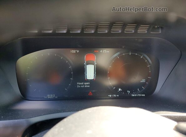 YV4A22PL3J1192114 2018 VOLVO XC90 Черный Вид щитка приборов