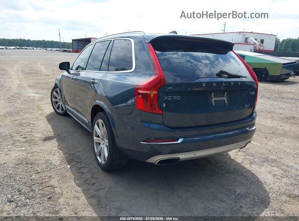 YV4A22PL3J1344652 2018 VOLVO XC90 Blue Trasero izquierdo
