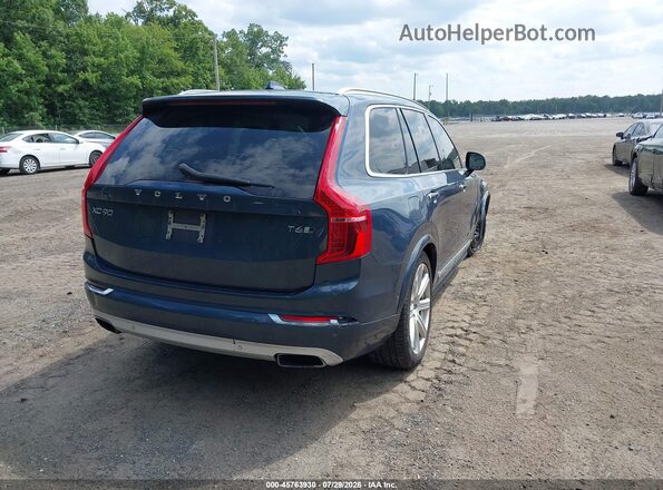 YV4A22PL3J1344652 2018 VOLVO XC90 Blue Trasero derecho