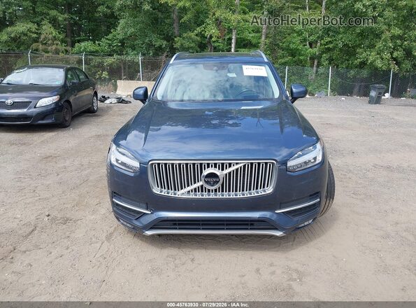 YV4A22PL3J1344652 2018 VOLVO XC90 Blue Vista del cuadro de instrumentos