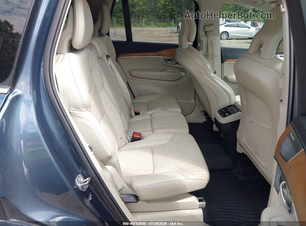 YV4A22PL3J1344652 2018 VOLVO XC90 Blue Vista de la etiqueta del VIN