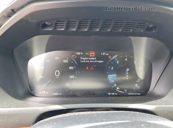 YV4A22PL4G1024197 2016 VOLVO XC90 Черный Вид щитка приборов