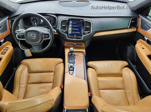 YV4A22PL4H1154336 2017 VOLVO XC90 White Widok deski rozdzielczej